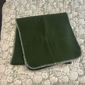 Madewell green oversized scarf